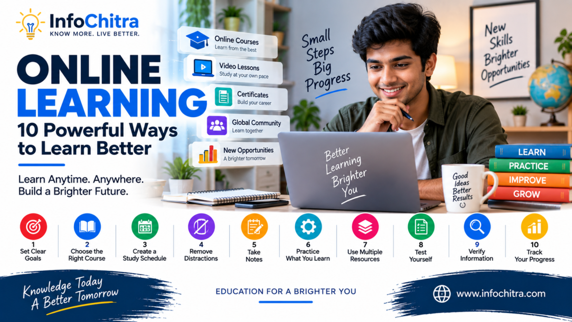 Online learning with 10 powerful ways to learn better