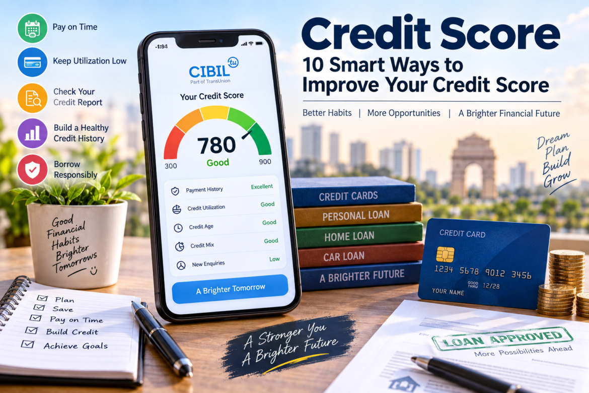 Credit score improvement with a rising financial score