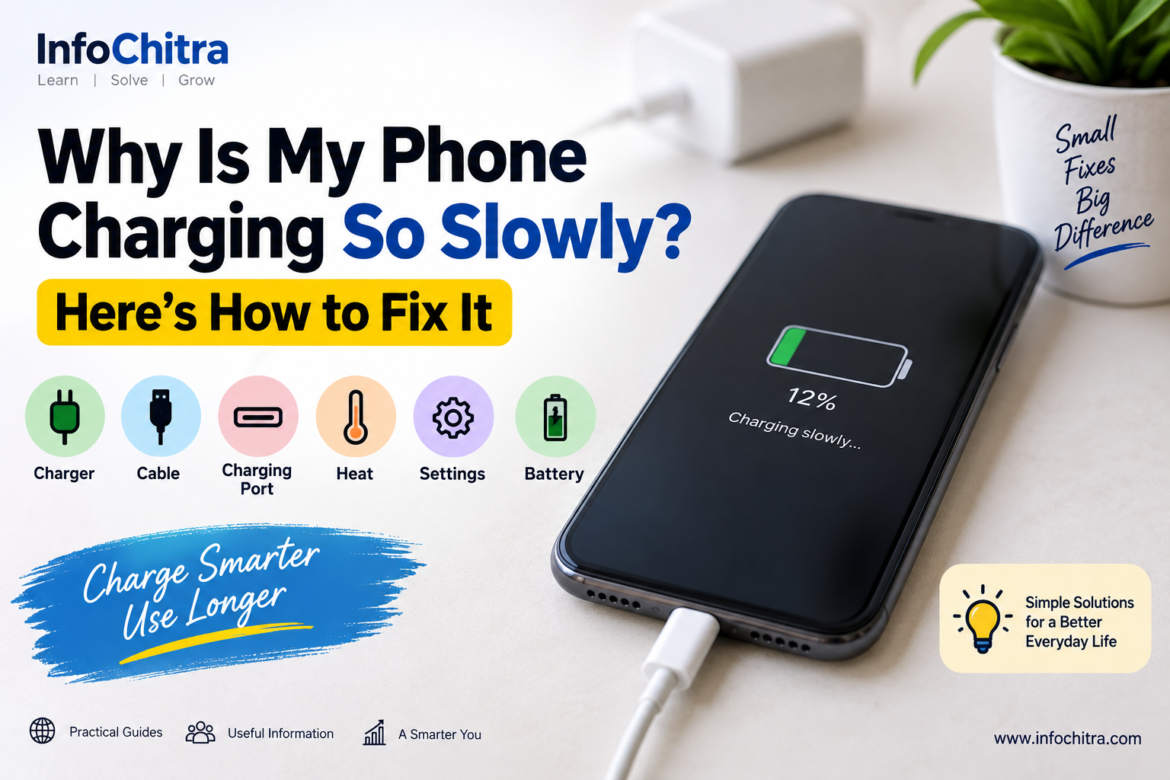 Why is my phone charging so slowly?